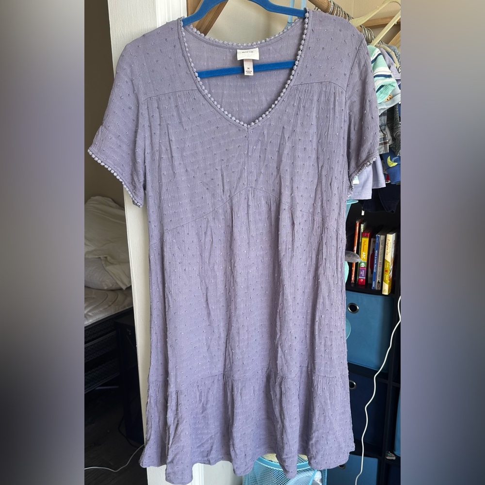 Lavender Short Sleeve Women's Top